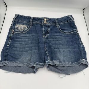 Amethyst Jeans Indigo Denim Shorts Size 3